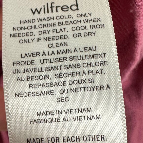 Aritzia Wilfred Lynx Ruched Long Sleeve Top Womens Size Large Modal Style #91726 - Picture 9 of 15
